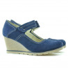 Damen Casual-Schuhe 199 Indigo Veloursleder