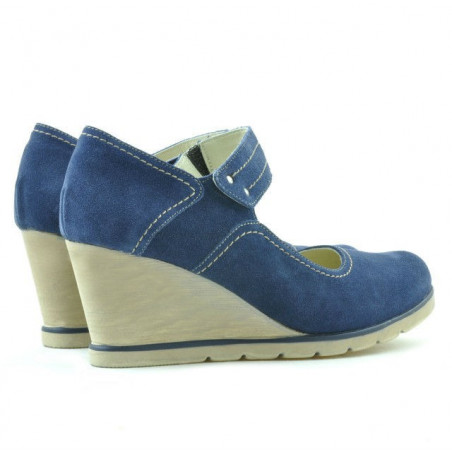 Damen Casual-Schuhe 199 Indigo Veloursleder