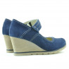 Damen Casual-Schuhe 199 Indigo Veloursleder