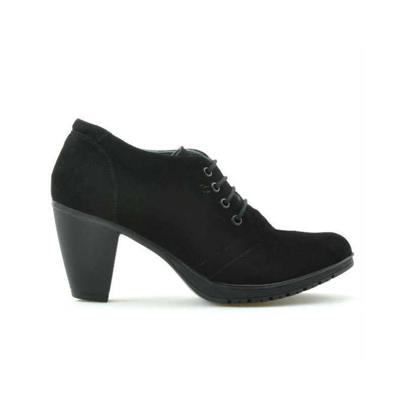 Damen Freizeitschuhe 167 schwarz Velours