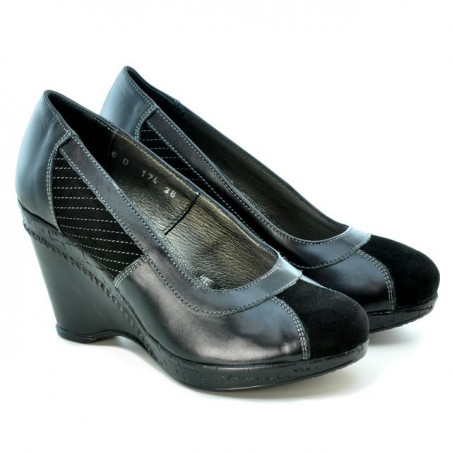 Damen Freizeitschuhe 174 schwarz kombiniert