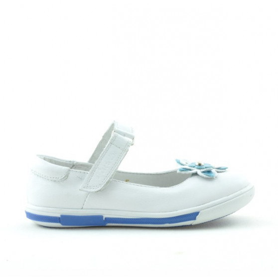 Kleinkinderschuhe 06c weiß+blau Kleinkinderschuhe 06c weiß+blau