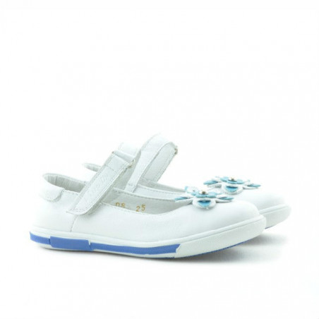 Kleinkinderschuhe 06c weiß+blau