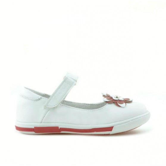 Kleinkinderschuhe 06c weiß+rot Kleinkinderschuhe 06c weiß+rot