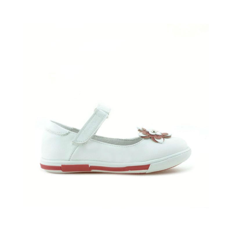 Kleinkinderschuhe 06c weiß+rot