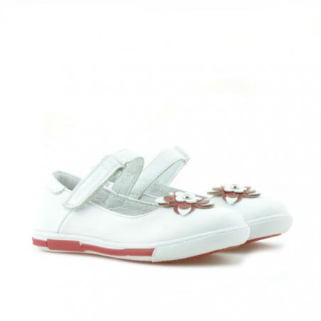 Kleinkinderschuhe 06c weiß+rot