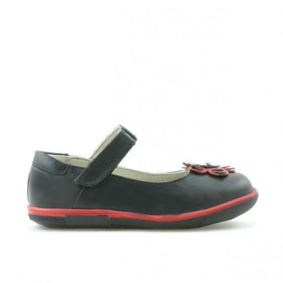 Kleinkinderschuhe 06c schwarz + rot Kleinkinderschuhe 06c schwarz + rot