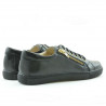 Damen-Sneaker 655 schwarz