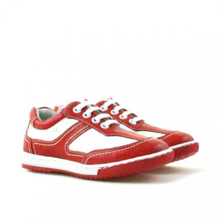 Kleinkinderschuhe 15c rot+weiß