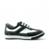 Kleinkinderschuhe 15c schwarz+weiß