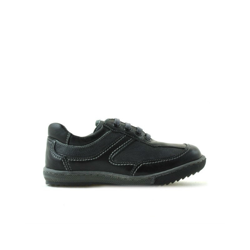Kinderschuhe 15c schwarz+grau