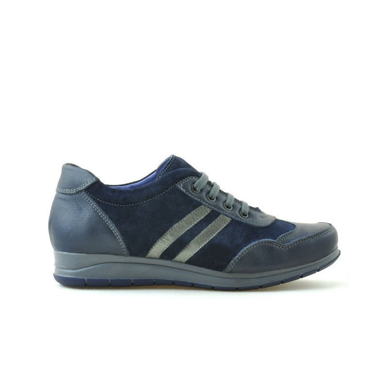 Damen-Sneaker 641 Indigo kombiniert