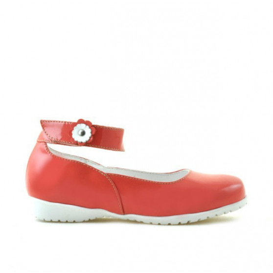 Kleinkinderschuhe 17c Lack Rot Koralle Kleinkinderschuhe 17c Lack Rot Koralle