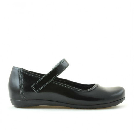 Kinderschuhe 151 schwarz lackiert