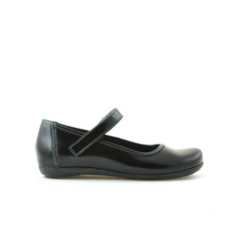 Kinderschuhe 151 schwarz lackiert