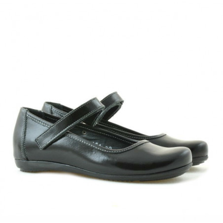 Kinderschuhe 151 schwarz lackiert