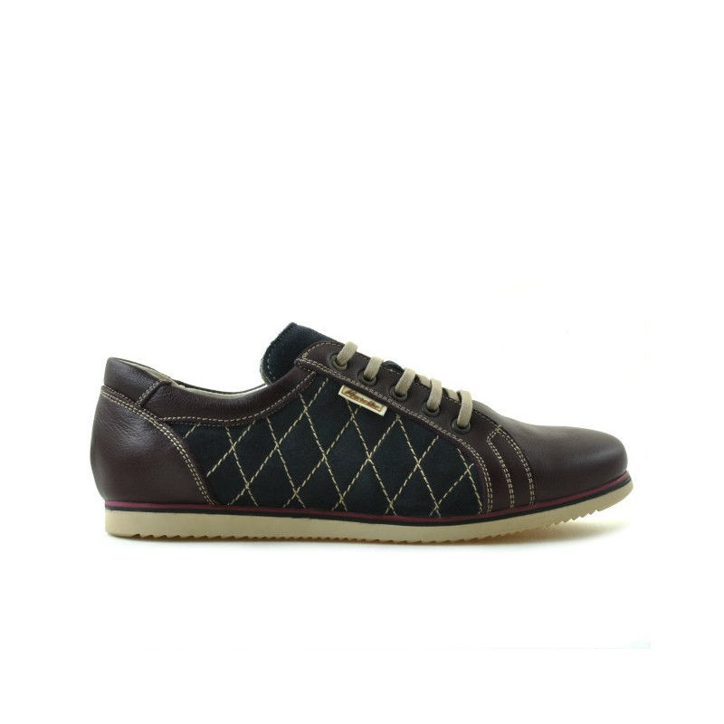Damen-Sneakers 648 bordeaux+indigo
