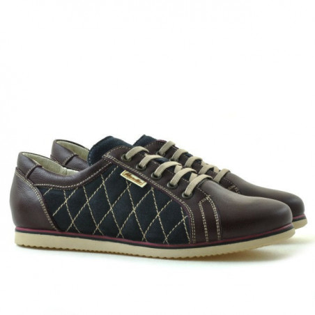 Damen-Sneakers 648 bordeaux+indigo