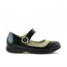 Kleinkinderschuhe 19c Lack Schwarz+Beige