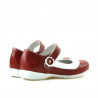 Kleinkinderschuhe 19c Lackrot+Weiß