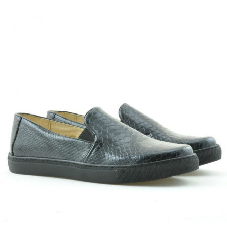 Damen-Sneaker 658 Krokodil Indigo