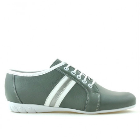 Damensportschuhe 187 grau+weiß