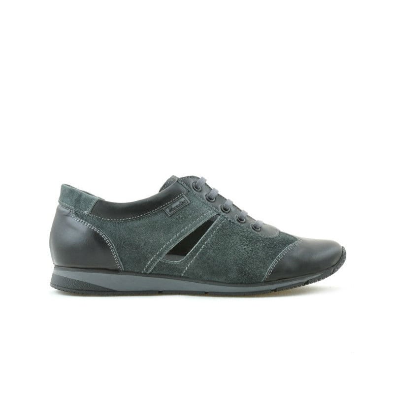 Damen-Sportschuhe 196 schwarz+grau