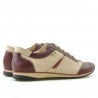 Damen Sportschuhe 196 bordeaux+beige