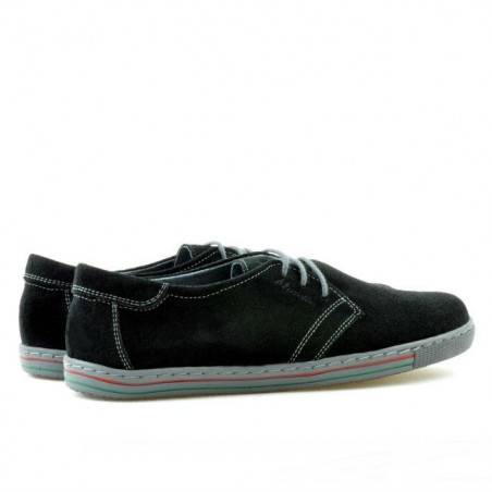 Damensportschuhe 623 schwarz Velours