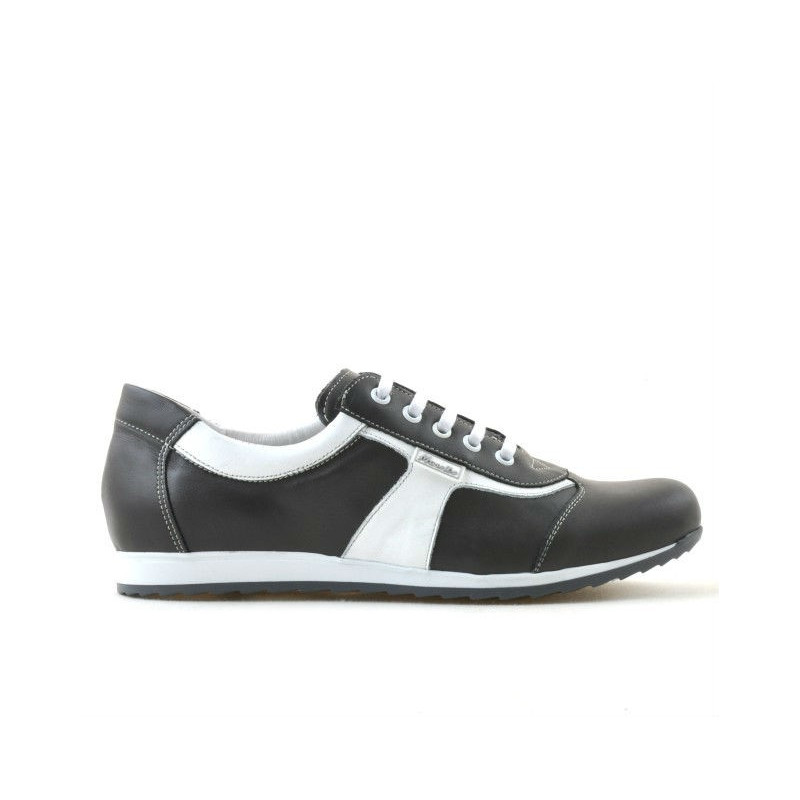 Damen-Sportschuhe 191 grau+weiß