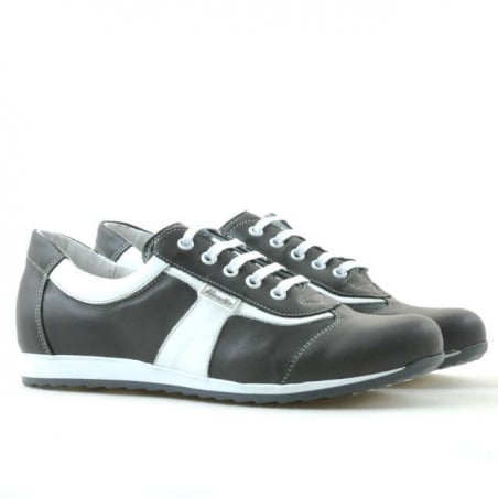 Damen-Sportschuhe 191 grau+weiß