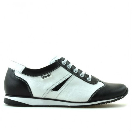 Damen-Sneaker 196 schwarz+weiß