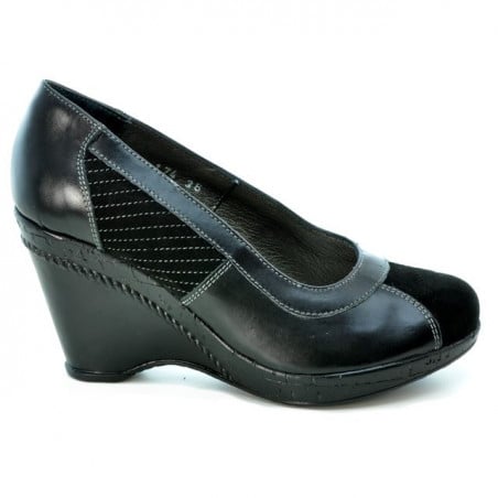 Damen Freizeitschuhe 174 schwarz kombiniert