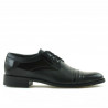Elegante Schuhe für Jugendliche 391 in kombinierter schwarzer Lackoptik