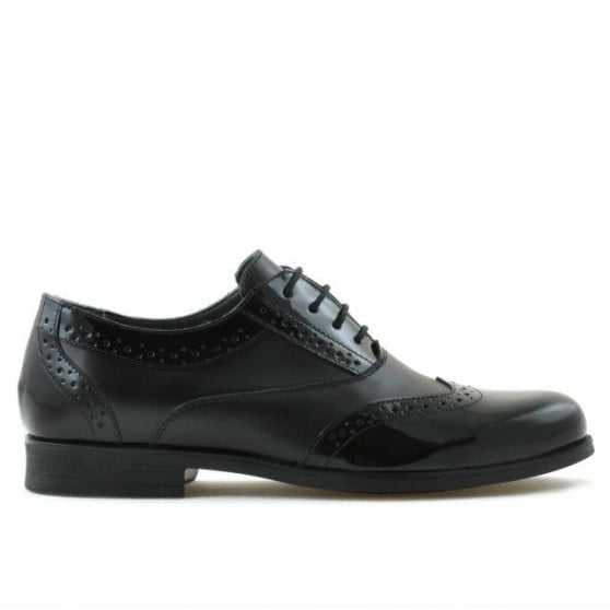 Elegante Schuhe für Jugendliche 393 kombiniert schwarzer Lack Elegante Schuhe für Jugendliche 393 kombiniert schwarzer Lack