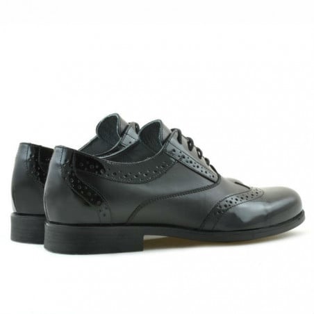 Elegante Schuhe für Jugendliche 393 kombiniert schwarzer Lack