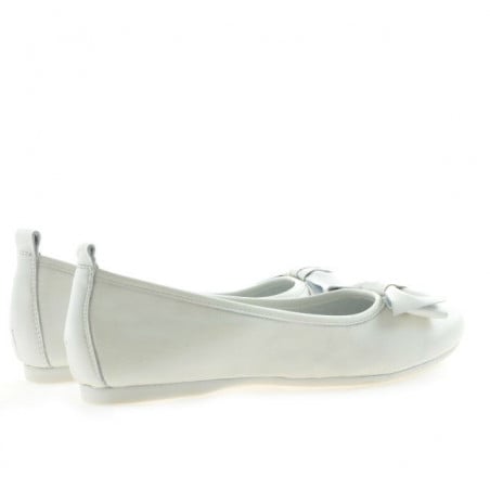 Damen Ballerinas 638 perlmuttweiß