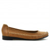 Damen Ballerinas 190 gewachstes Braun