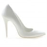 Elegante Damenschuhe 1241 Lack Weiß
