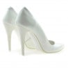 Elegante Damenschuhe 1241 Lack Weiß