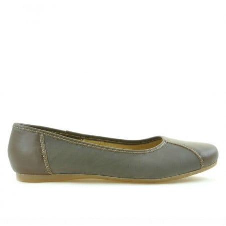 Damen-Ballerinas 183 Cappuccino kombiniert
