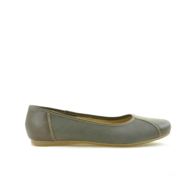 Damen-Ballerinas 183 Cappuccino kombiniert