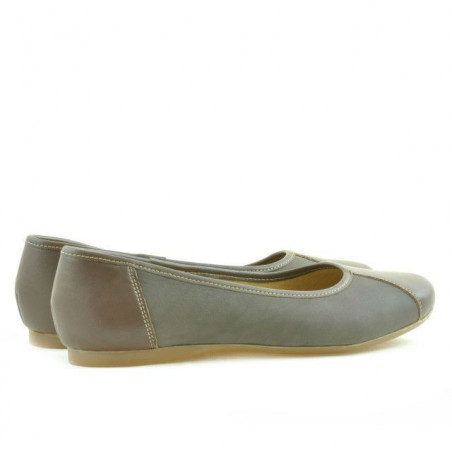 Damen-Ballerinas 183 Cappuccino kombiniert