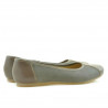 Damen-Ballerinas 183 Cappuccino kombiniert