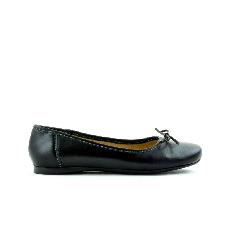 Damen-Ballerinas 184 schwarz