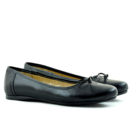 Damen-Ballerinas 184 schwarz