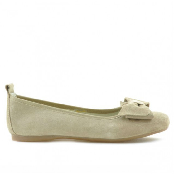 Damen-Ballerinas 638 Sand Velours