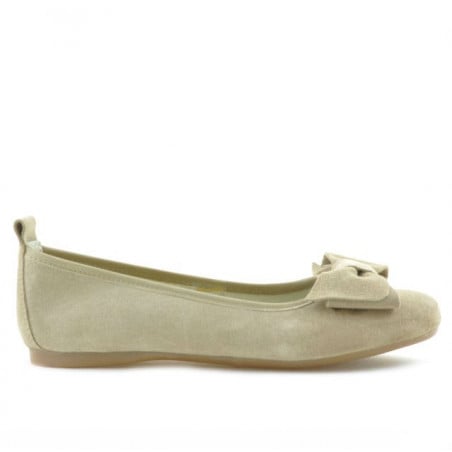 Damen-Ballerinas 638 Sand Velours