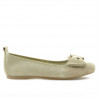 Damen-Ballerinas 638 Sand Velours