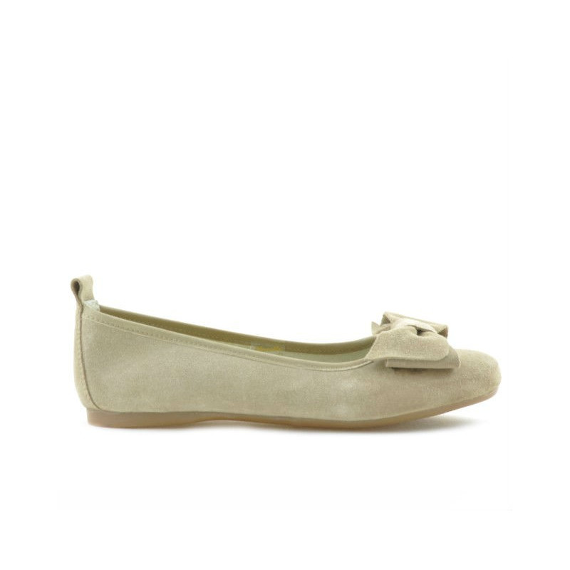 Damen-Ballerinas 638 Sand Velours